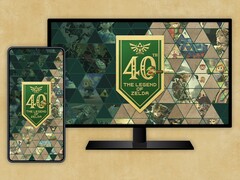 A Zelda 40. évfordulóját ünneplő háttérkép látható