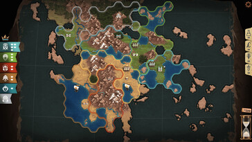 A képen: Játékmenet-képernyőkép az Ozymandias: Bronze Age Empire Sim című játékból.