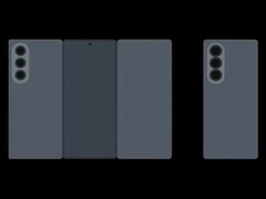 Kiszivárgott animáció a Samsung közelgő háromdimenziós telefonjáról. (Kép forrása: TechHighest on X)