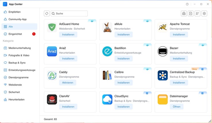 A TOS7 App Store jelenleg 83 alkalmazást kínál letöltésre.
