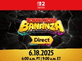 Donkey Kong Bananza Direct teaser. Június 18-án, szerdán a Directben lelepleznek néhány információt a közelgő Switch 2 játékról (Kép forrása: Nintendo)