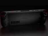 A Steam Deck OLED hátulnézete