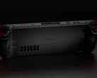 A Steam Deck OLED hátulnézete