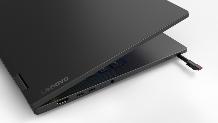 A Lenovo ThinkPad T14s 2-in-1 Gen 2.