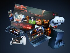 Az Xbox Play Anywhere promóciós kép az Xbox Mode tévén, kézikonzolokon, konzolon és laptopon való Xbox Play Anywhere funkcióval.