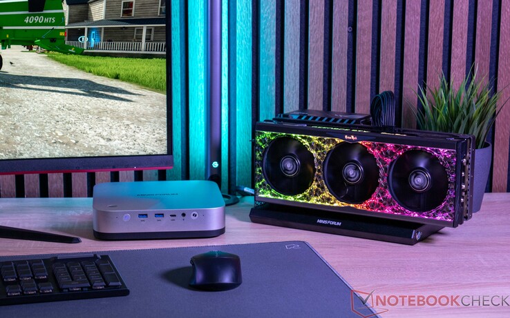 Minisforum AI X1 Pro és Nvidia GeForce RTX 4090 a Minisforum DEG1 segítségével