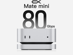 A Beelink Mate mini egy Thunderbolt 5 porton keresztül csatlakozik a Mac mini számítógéphez. A képen: a dokkoló. (Kép forrása: Beelink - szerk.)