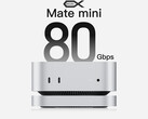 A Beelink Mate mini egy Thunderbolt 5 porton keresztül csatlakozik a Mac mini számítógéphez. A képen: a dokkoló. (Kép forrása: Beelink - szerk.)