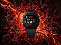 A Casio x Stranger Things kollaborációs órák (a képen a DW-5600STT-1) már kaphatók az Egyesült Királyságban. (Kép forrása: Casio)