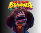 A Donkey Kong Bananza logója alatt látható Donkey Kong feldúlt Donkey Kong (Kép forrása: Nintendo of America, szerkesztve)