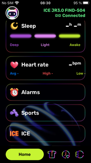 iOS kezdőképernyő lefelé görgetve