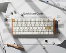 Keychron K3 HE vezeték nélküli játékbillentyűzet fehér színben