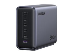 A Nexode 500W GaN gyorstöltő állomás az Ugreen legnagyobb teljesítményű töltője. (Kép forrása: Ugreen)