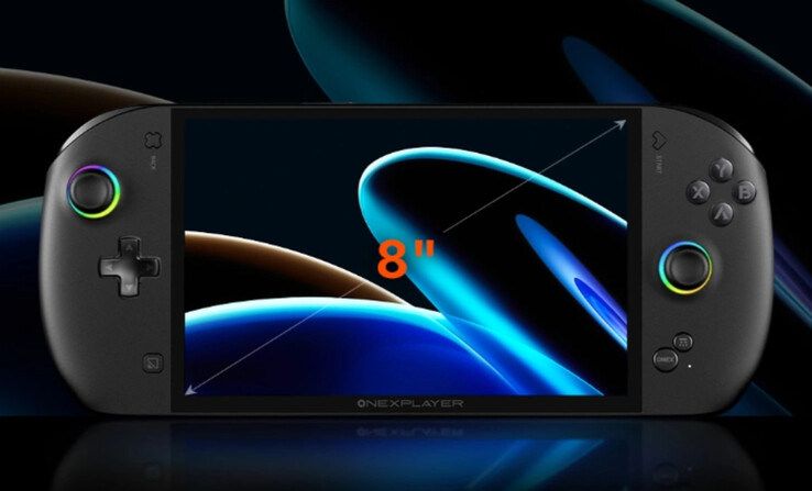 A OneXFly Apex 8 hüvelykes, 120 Hz-es VRR-rel és natív tájképpel rendelkezik. (Kép forrása: One-Netbook)