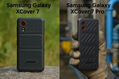 Az olcsóbb Samsung Galaxy XCover 7-et az XCover 7 Pro ellenében vetjük össze. (Kép forrása: Florian Schmitt/Notebookcheck)