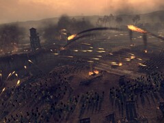 Egy ostromot ábrázoló kép a Total War: Attila játékból, amely most 55% kedvezménnyel kapható a Steamen.