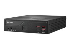 A Shuttle XPC slim DB860 mini PC akár 96 GB RAM-mal is felszerelhető.