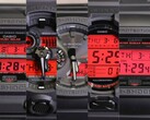Balról jobbra: a Casio GX-56BBR-1A, GA-700BBR-1A, GA-B2100BBR-1A, GD-O100BBR-1 és a DW-5600BBR-1 - a teljes "Black and Bold Red" G-Shock termékcsalád egy képen. (Kép forrása: Casio)