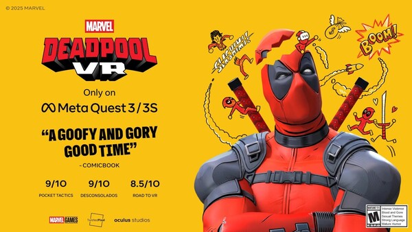 A Deadpool VR kevesebb mint két hónapja jelent meg. (Kép forrása: Meta)