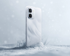 A Vivo Y6 fehér színben