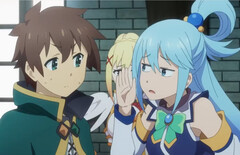 A screenshot -『この素晴らしい世界に祝福を！３ーBONUS STAGEー』本予告 (Kép forrása: KadokawaAnime on YouTube)