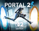 A Portal 2 artworkje a Switch 2 logóval látható (Kép forrása: Nintendo of America szerkesztéssel)