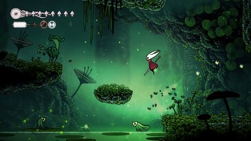 Silksong platform játékmenet (Kép forrása: Steam)