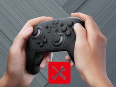 Játékos mozgatja a bal hüvelykujját a Switch 2 Pro Controllerrel