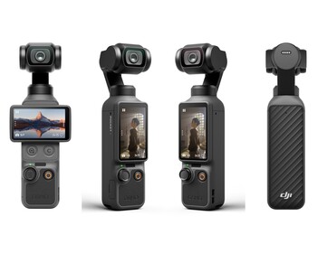 A DJI Osmo Pocket 4 új gombokkal rendelkezik a zoomoláshoz és az egyéni vezérléshez.