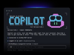 A GitHub Copilot CLI-felülete egy terminálablakban fut.