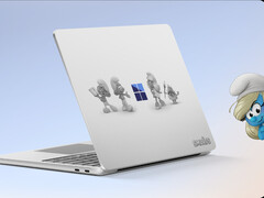 A Microsoft Surface Laptop Smurface Edition mindössze 100 darabra korlátozódik. (Kép forrása: Microsoft)