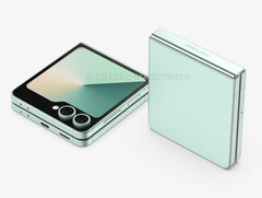 A Samsung a pletykák szerint a Galaxy Z Flip &quot;Fan Edition&quot;-ben régebbi zászlóshajó-alkatrészeket használ fel. (Kép forrása: OnLeaks &amp;amp; Sammy Guru)