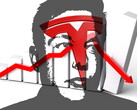 Musk Teslájáról készült diagram ábrázolása