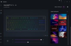 Turtle Beach Vulcan II TKL billentyűzet szoftver RGB világítási beállítások