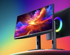A HKC M10 Ultra történetesen az első monitor RGB mini LED panellel. (Kép forrása: HKC via ITHome)
