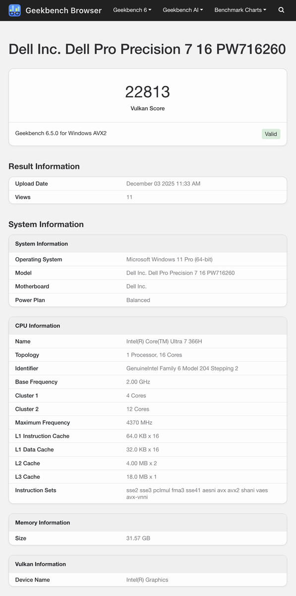 (Kép forrása: Geekbench)