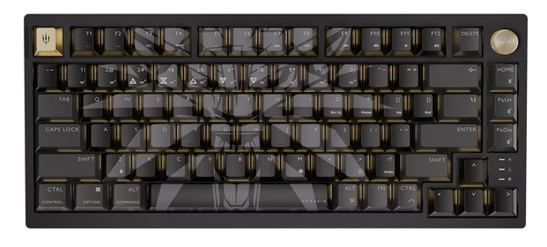Corsair K65 Plus vezeték nélküli játékbillentyűzet Witcher 3 - Wild Hunt 10th Anniversary Edition. (Kép forrása: Corsair)