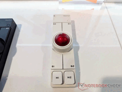 Keychron Trackball fehér. (Kép forrása: Notebookcheck/Stephen Pereyra)