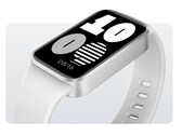 A Redmi Band 4 ára körülbelül 25 dollár. A képen: egy szerkesztett promóciós kép, amely a fehér színváltozatot mutatja.
