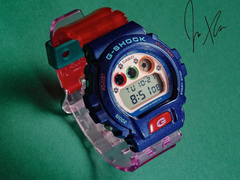 A képen látható új Casio G-Shock x Jae Tips DW-6900 kollaborációs óra. (Kép forrása: JaeTips via Instagram)