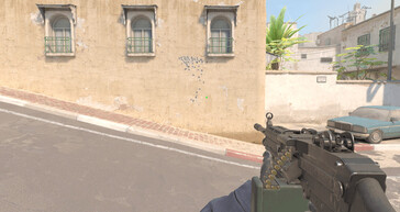 ...és az M249 szórásképét.