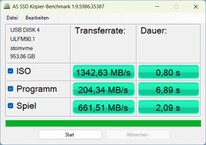 PicoDrive Thunderbolt 5: AS SSD másolás