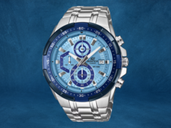 A Casio Edifice EFR-539D-2AV (a képen) egyike annak a három új órának, amelyik Európába érkezik. (Kép forrása: Casio, szerk.)