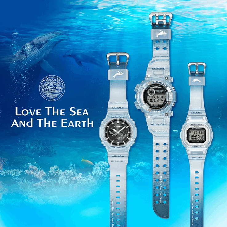 A G-Shock Love The Sea and The Earth 2026 ICERC órák
