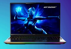 Az Erazer Beast 16 X1 Ultimate állítólag a világ egyik leggyorsabb gamer laptopja (Kép forrása: Medion)