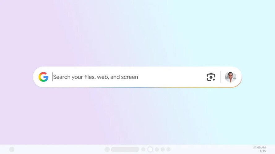 A Google új kísérleti keresőalkalmazásának promóciós mock-upja Windowsra. (Kép forrása: Google)