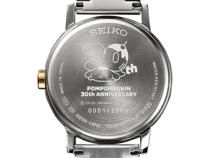 A Seiko Pompompurin 30. évfordulós együttműködési óra