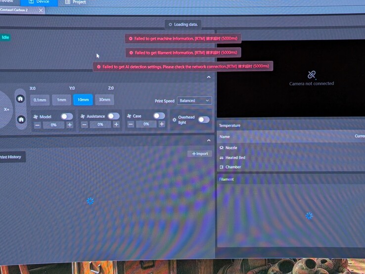Az Elegoo Slicer Windows alatt véletlenszerűen hibákat dob.