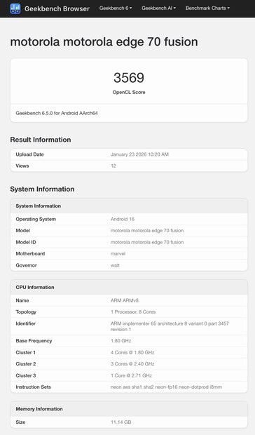 (Kép forrása: Geekbench)