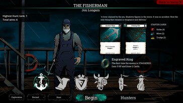 A képen: A Hunt the Pale Gods játékmenetéről készült screenshot.